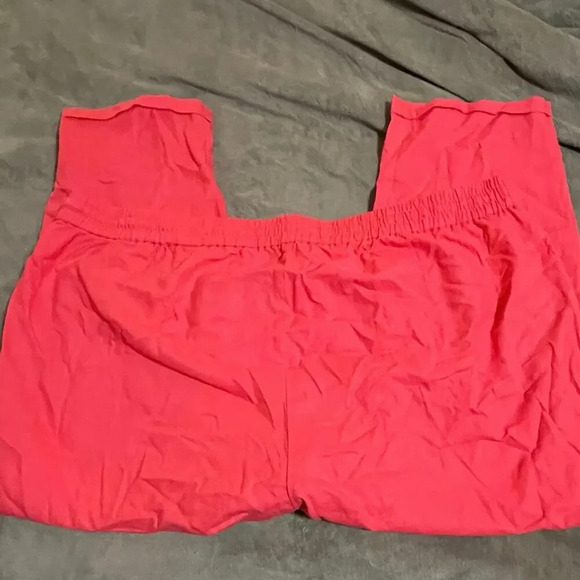 NWT J.Crew Size 22 Mercantile Women Drawstring Pant Pink Guava Plus Size Linen - Picture 6 of 10